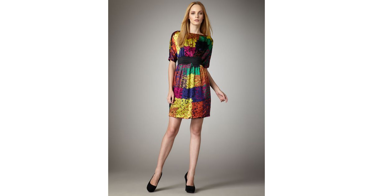 trina turk silk dress