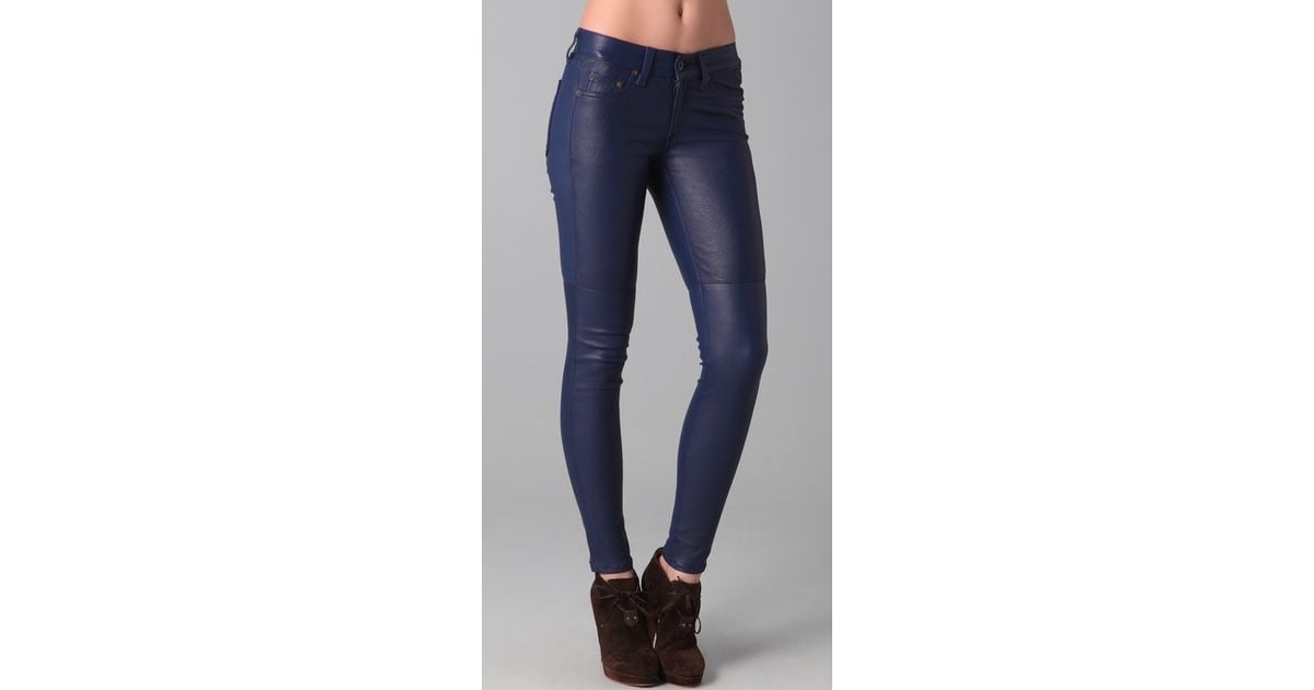 Rag & bone leather cheap pants