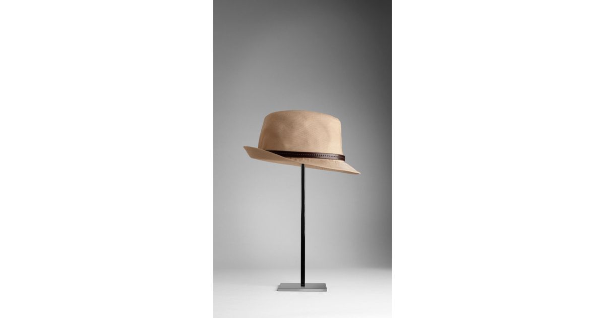 burberry trilby hat