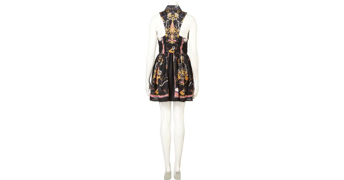 topshop scarf print dress