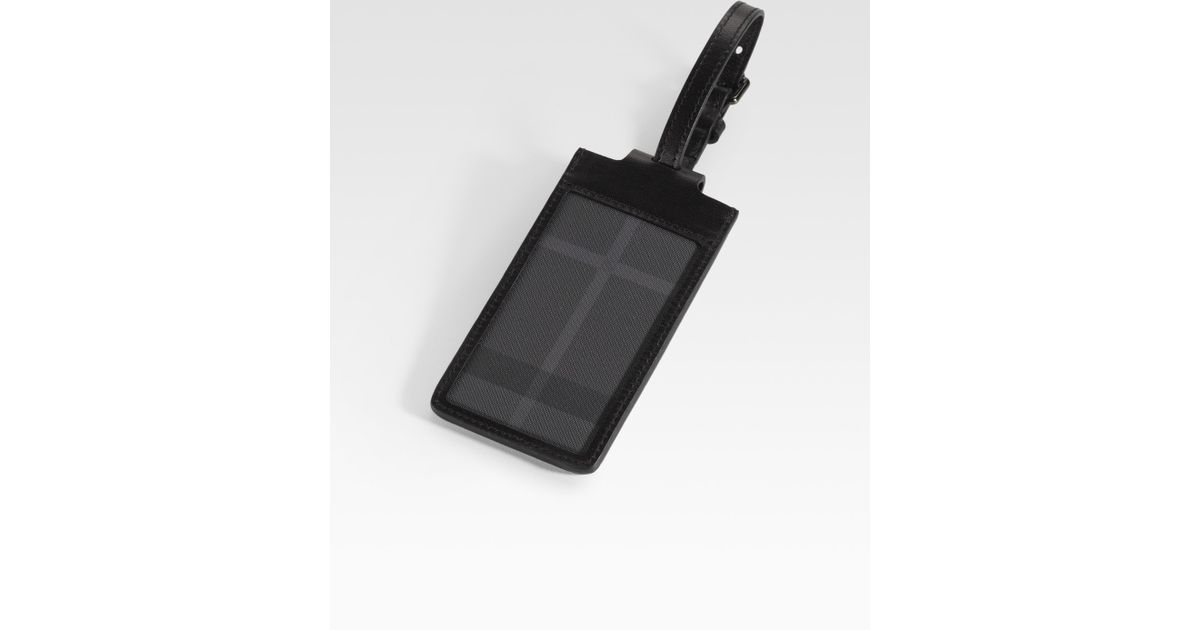 burberry luggage tag