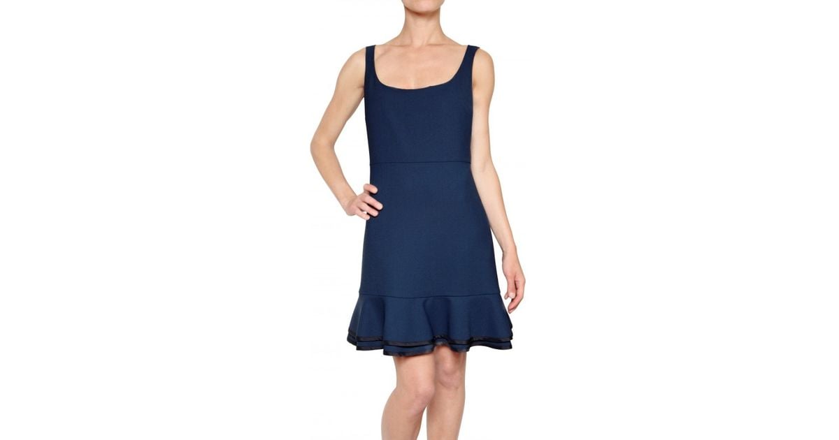 red valentino navy dress
