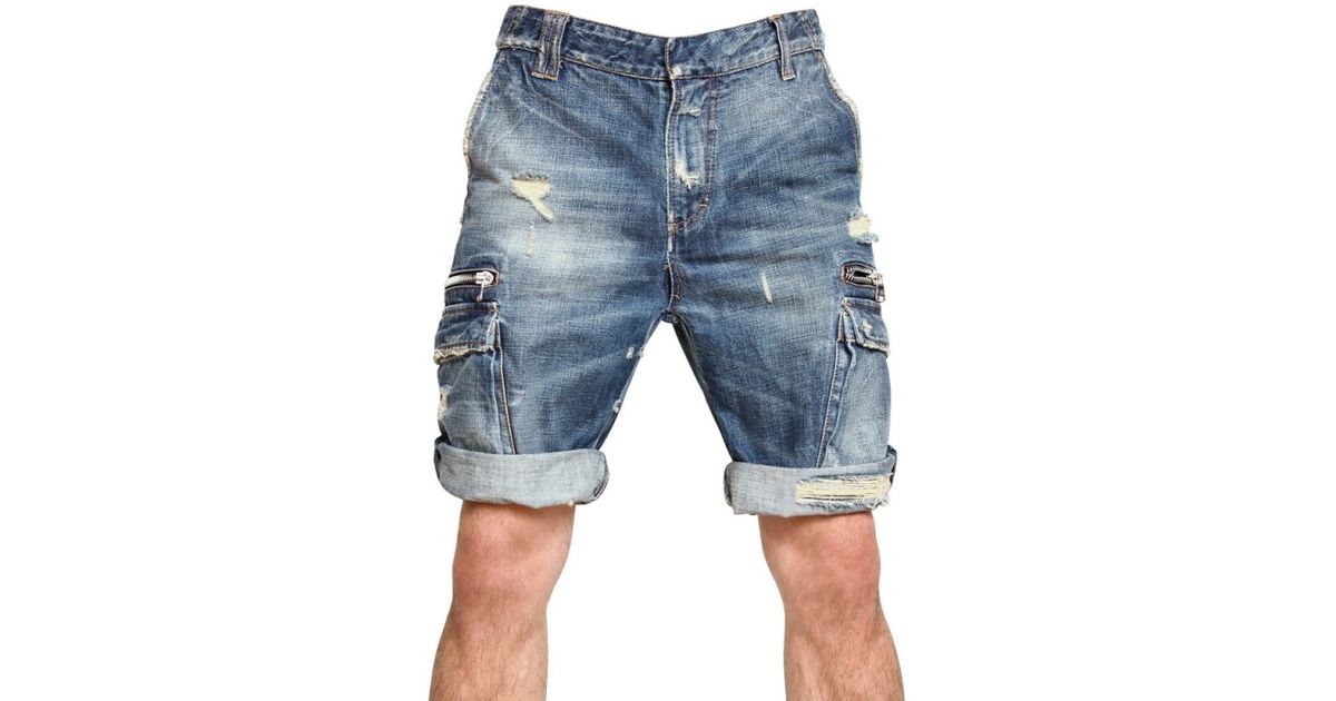 balmain jeans shorts