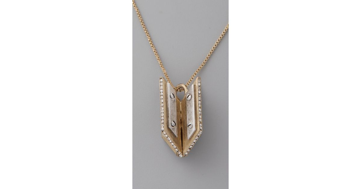 Madewell Anchor Pendant Necklace In Metallic Lyst - Madewell Anchor Pendant Necklace Madewell Anchor Pendant Necklace In Metallic Lyst - Madewell Anchor Pendant Necklace