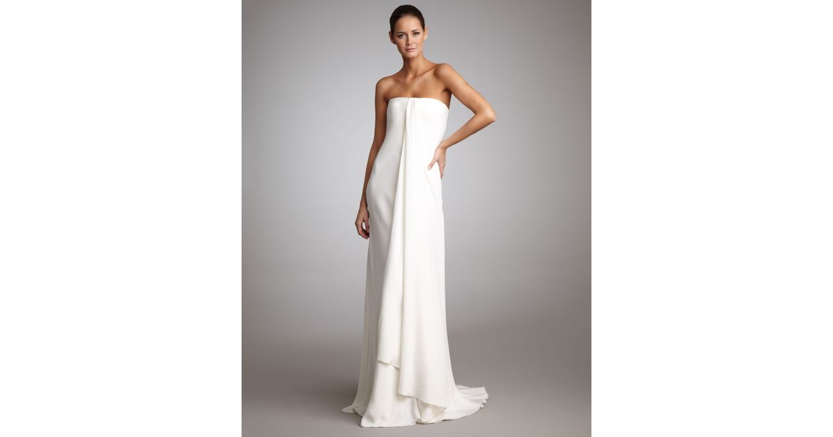 lyst ralph lauren strapless