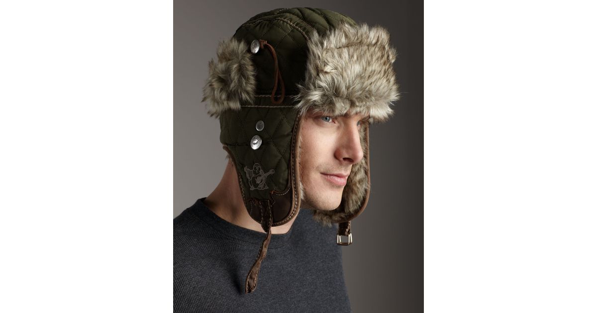true religion trapper hat