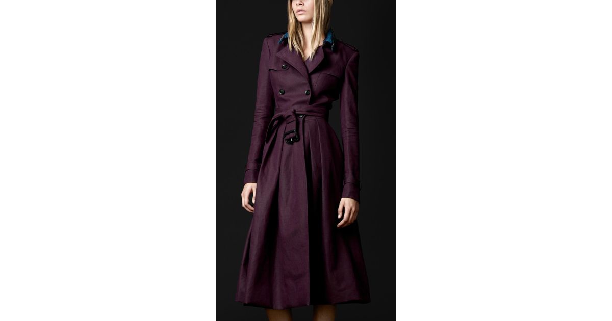 Full Skirted Trench Coat Best Skirt 2017 Burberry Fur Collar Full Skirt Coat 38441141 001 Iluxdb