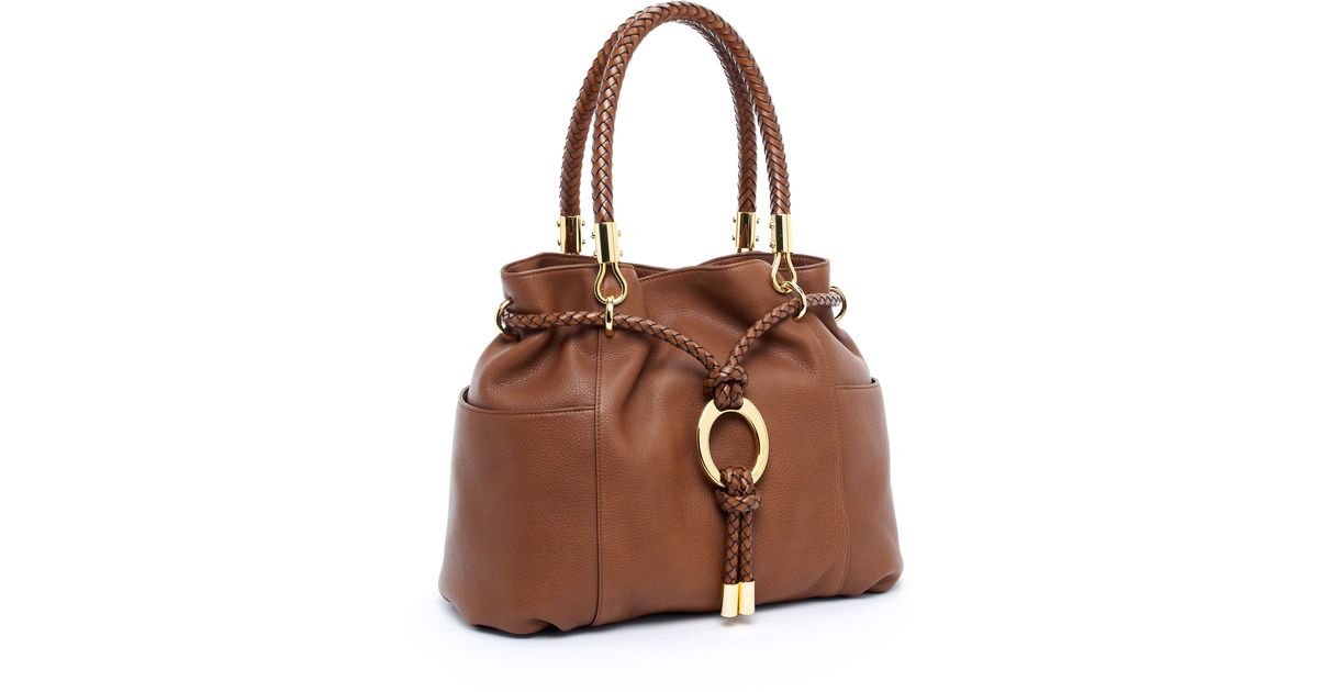 michael kors skorpios large shoulder bag cinnamon