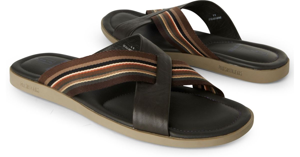 Paul Smith Lalo Web Crossover Sandals in for Men Lyst UK