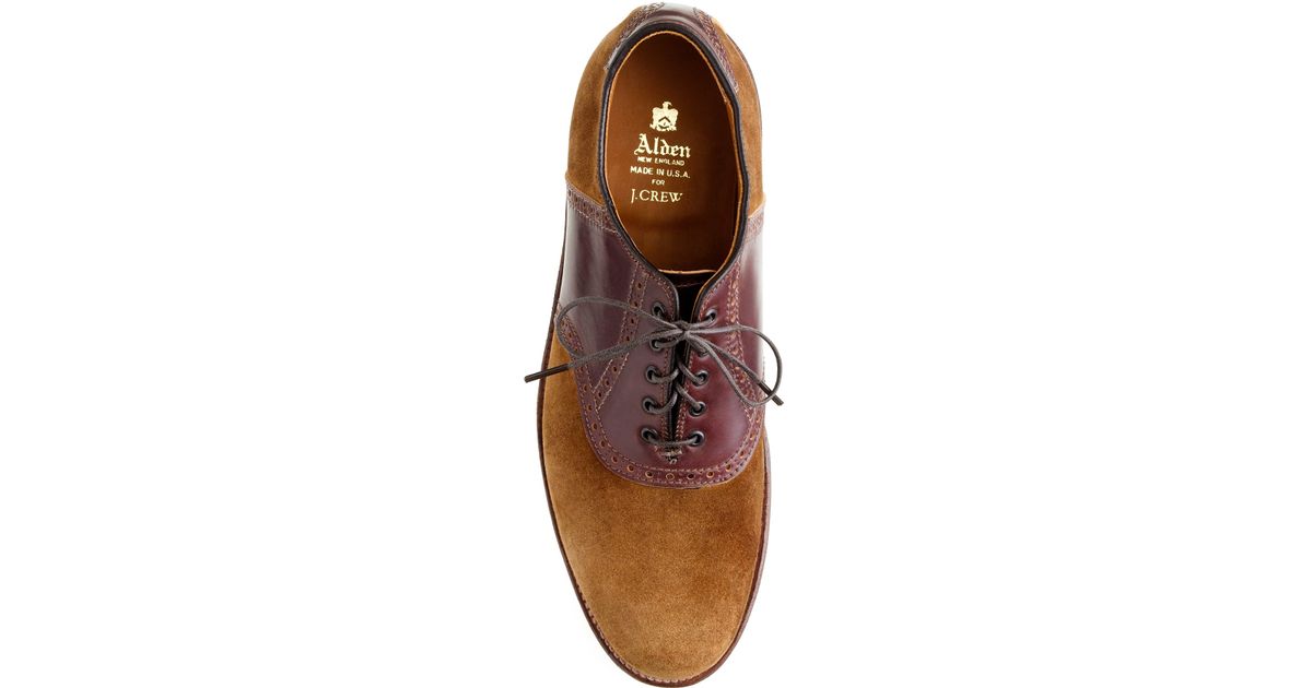 cordovan and black saddle shoes