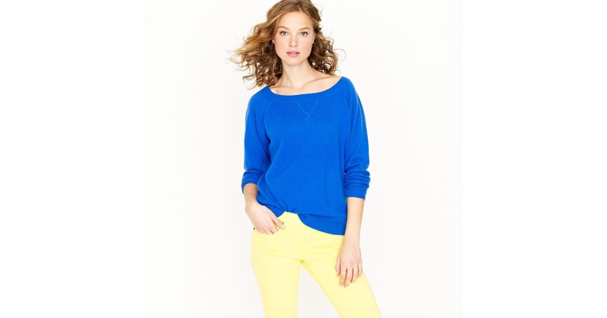 j crew cashmere sweatshirt