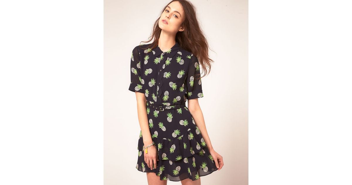 asos pineapple dress