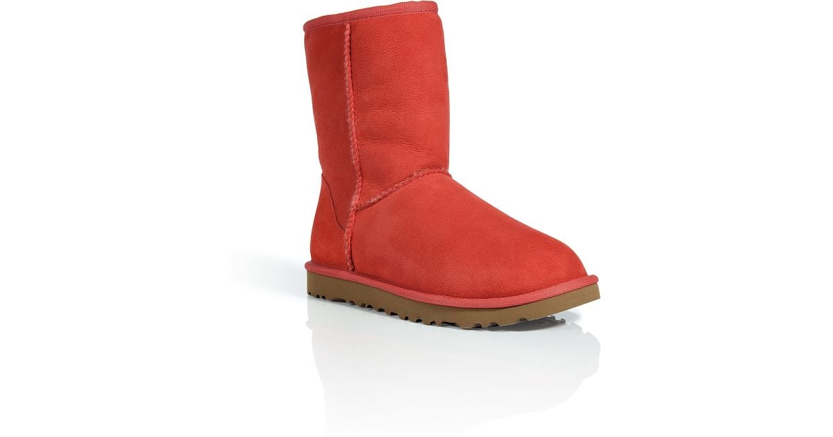 ugg classic short boots red ugg classic short boots red