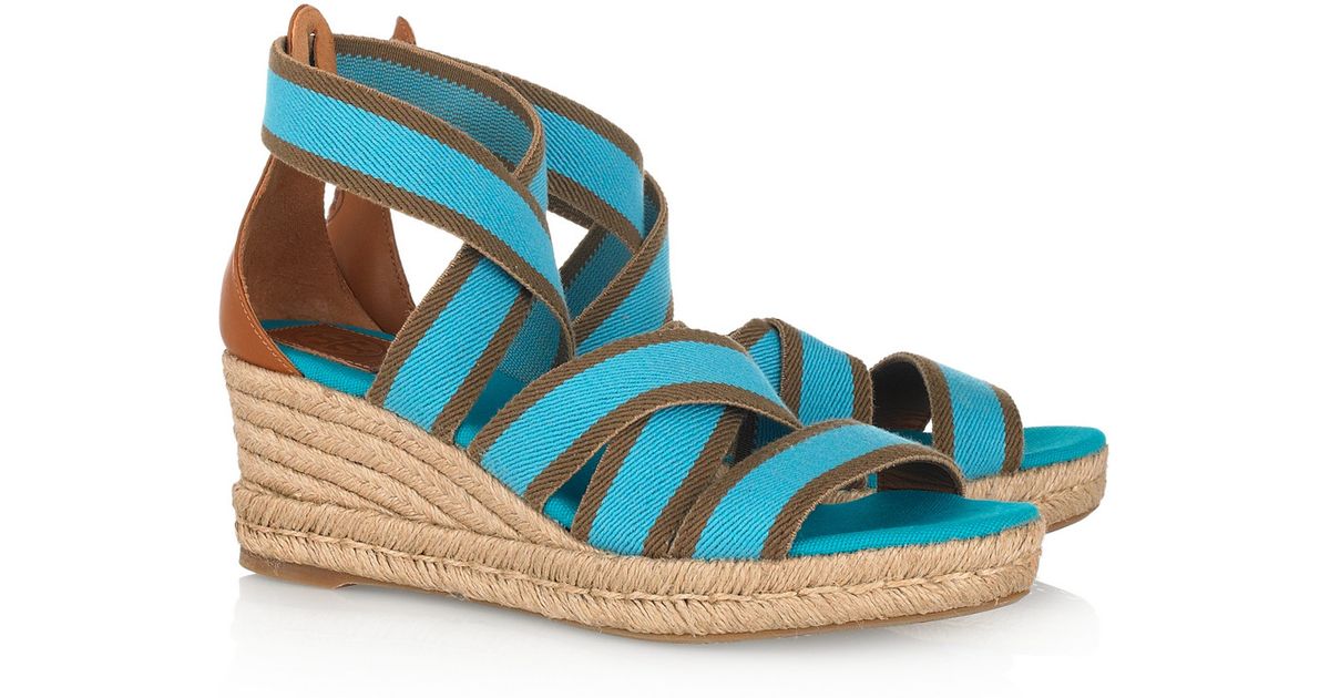 tory burch turquoise sandals