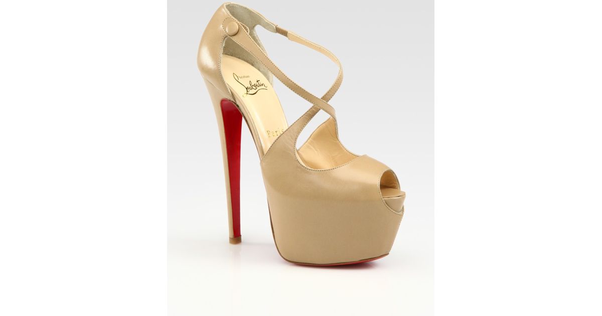 Christian Louboutin Crossimule Leather Sandals