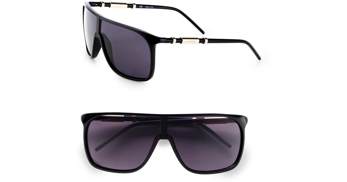 black shield sunglasses