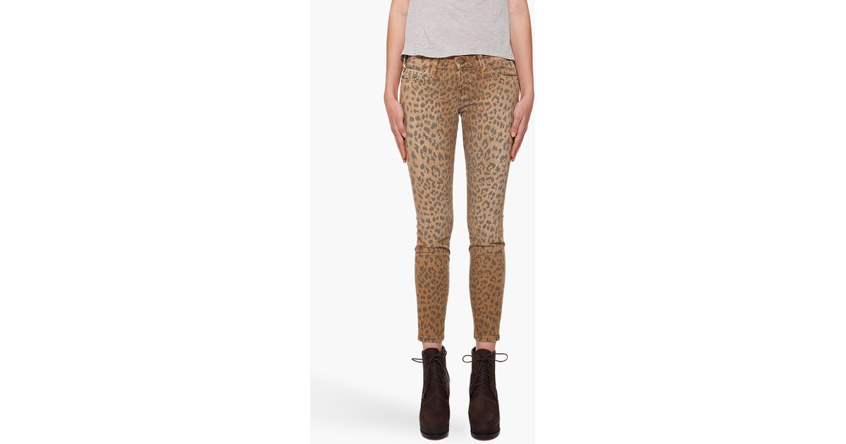 grey leopard print jeans