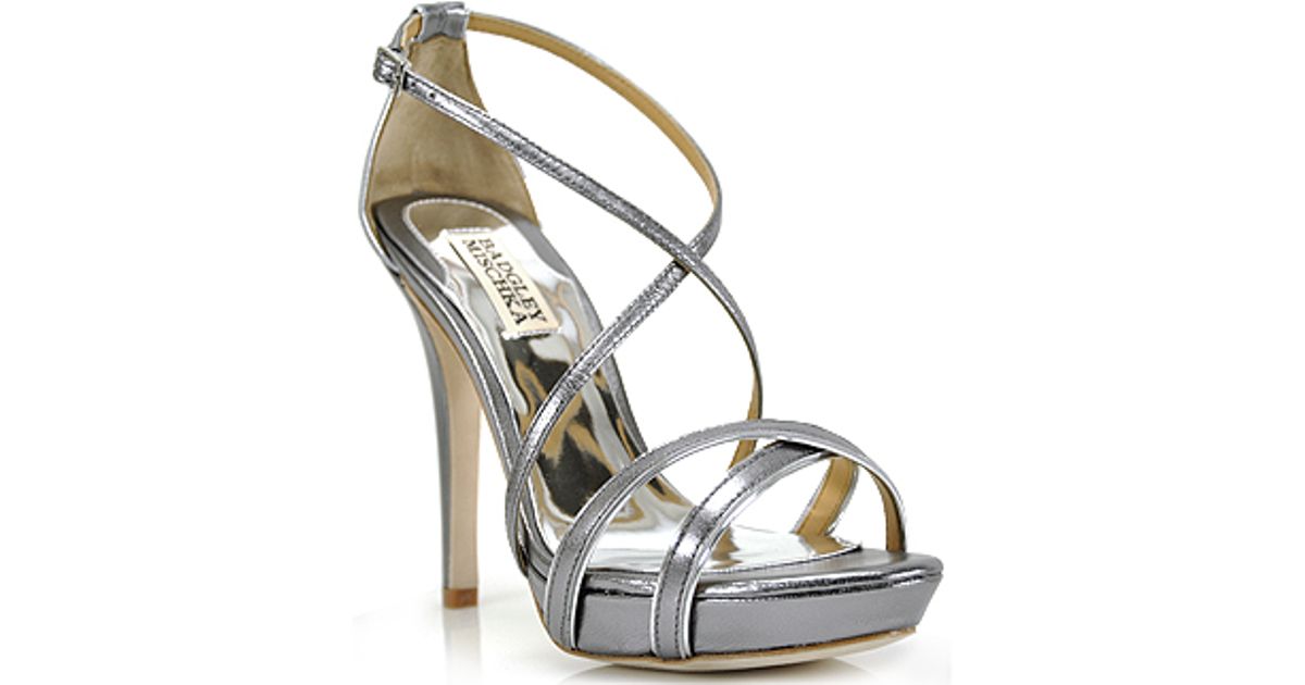 badgley mischka pewter