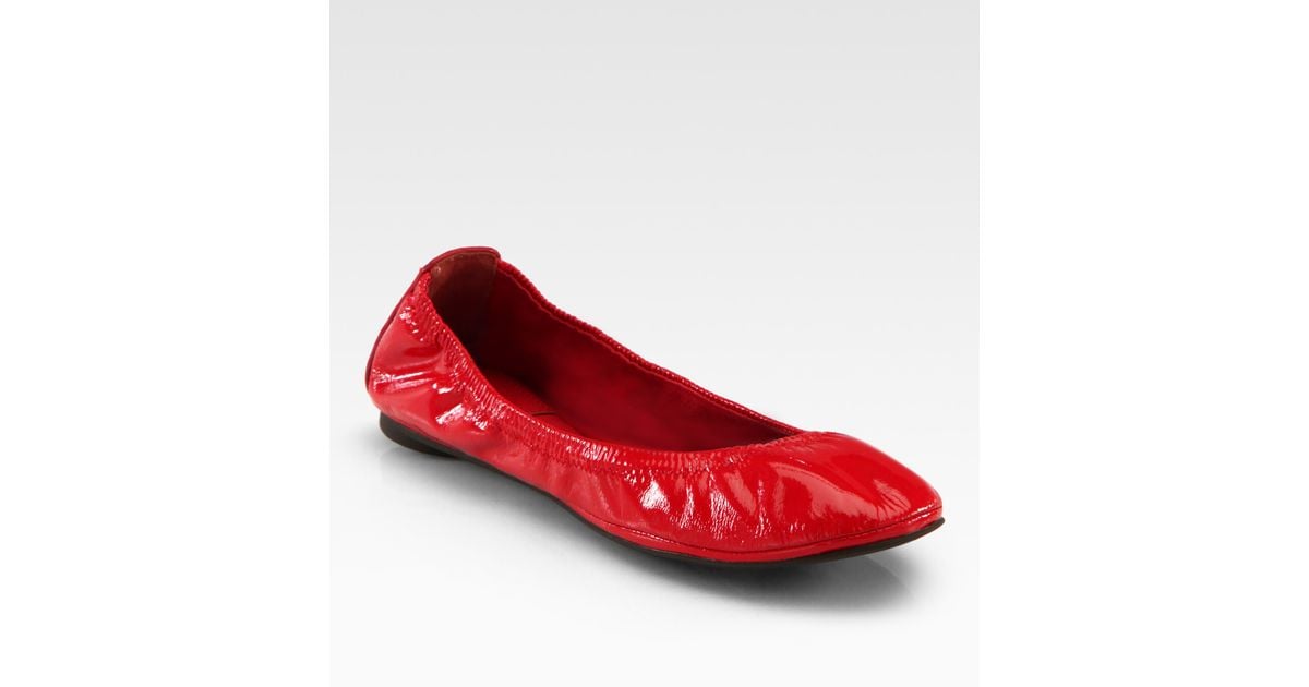 tory burch eddie patent ballet flat