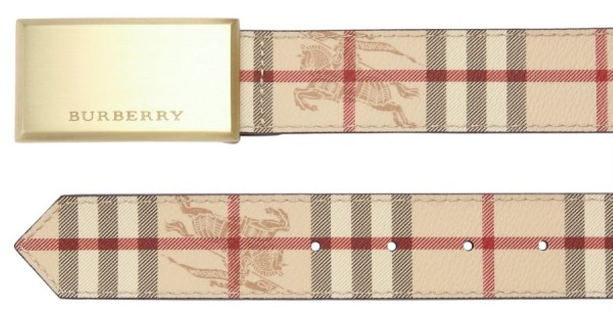 burberry classic belt