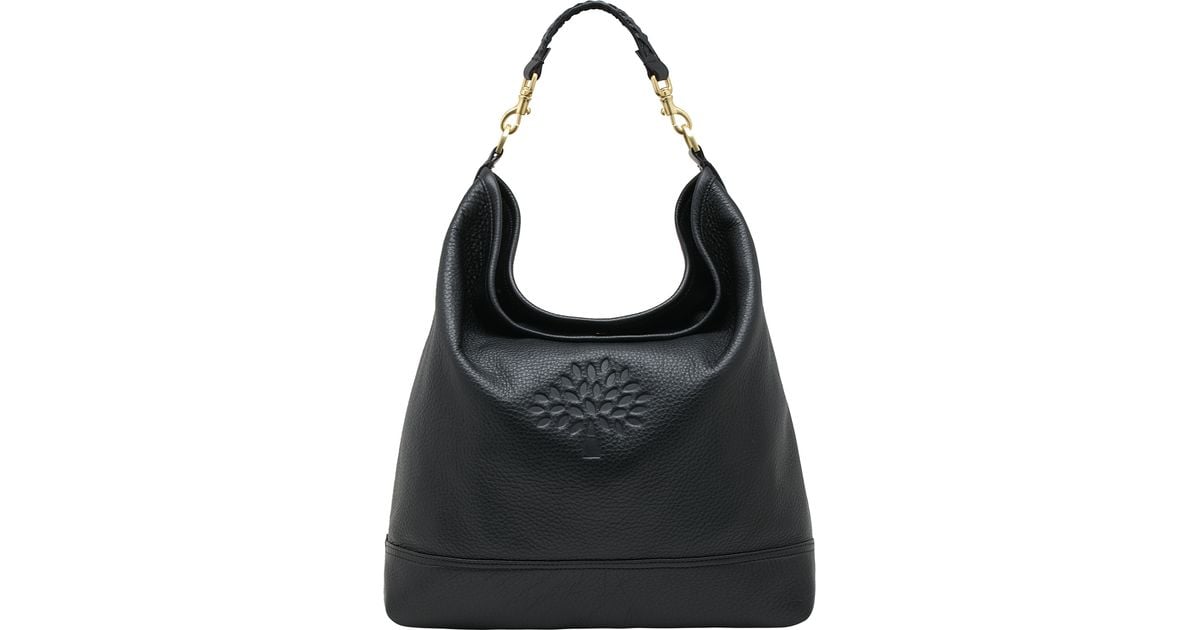 mulberry hobo bag black