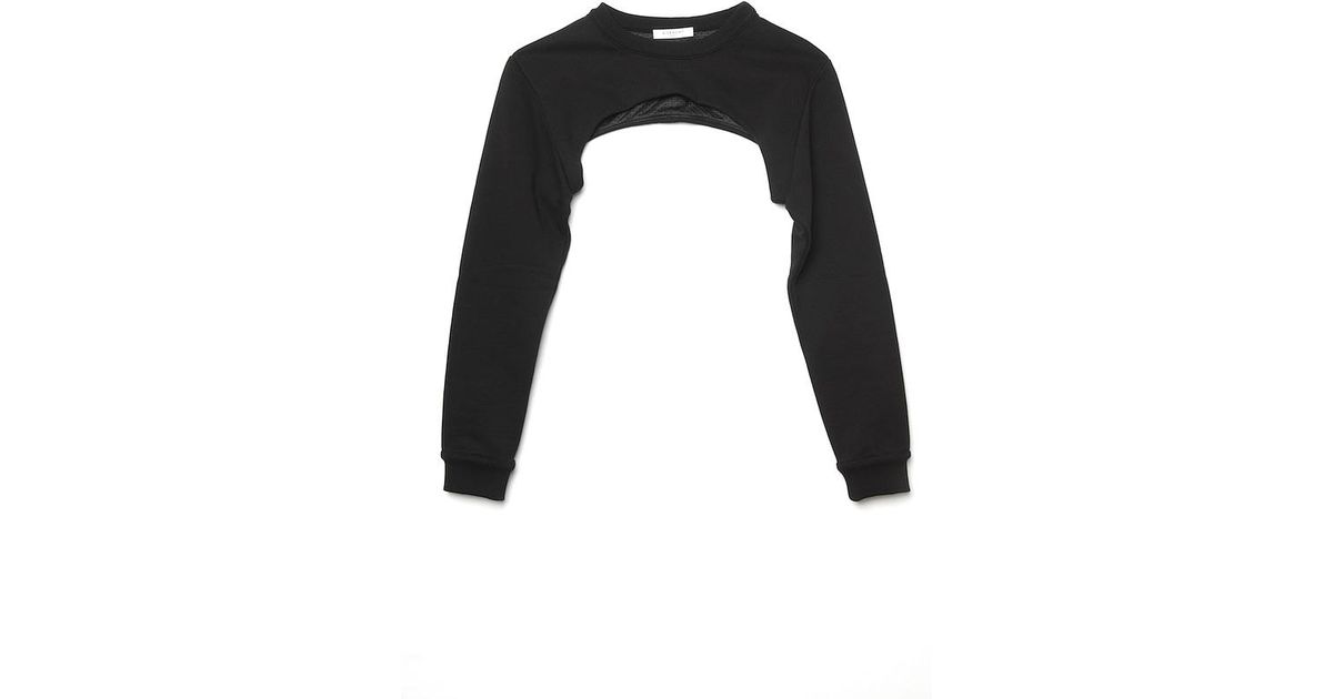 givenchy cropped sweatshirt