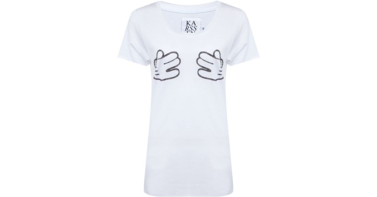 mickey hands shirt