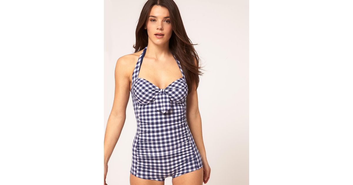 seafolly gingham bikini