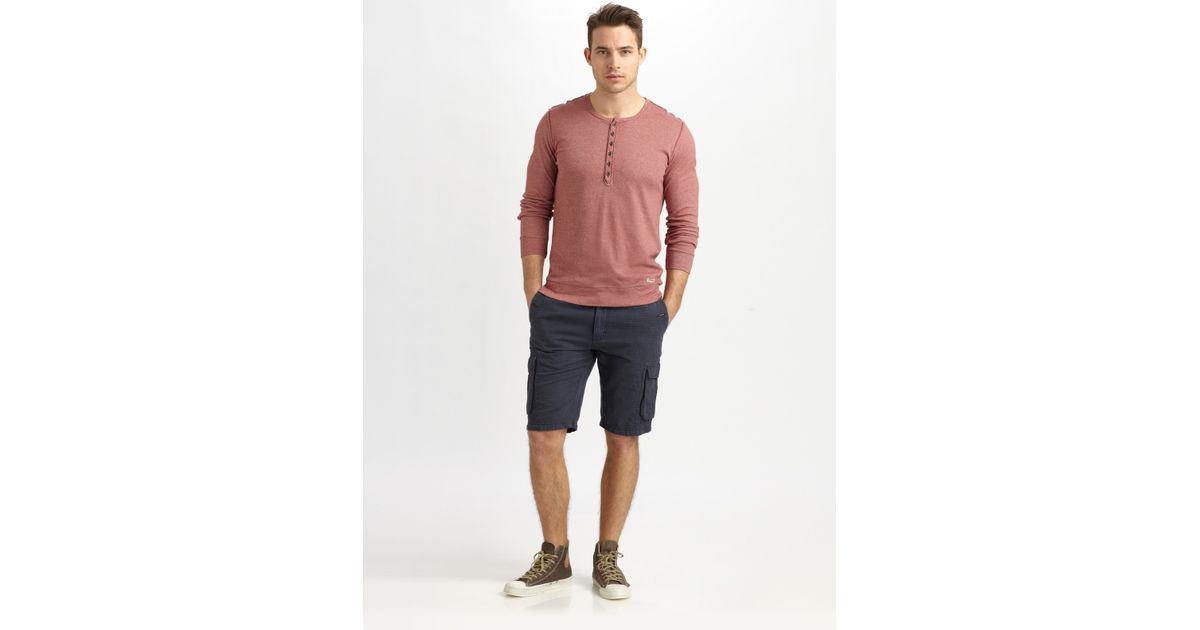 converse short sleeve henley