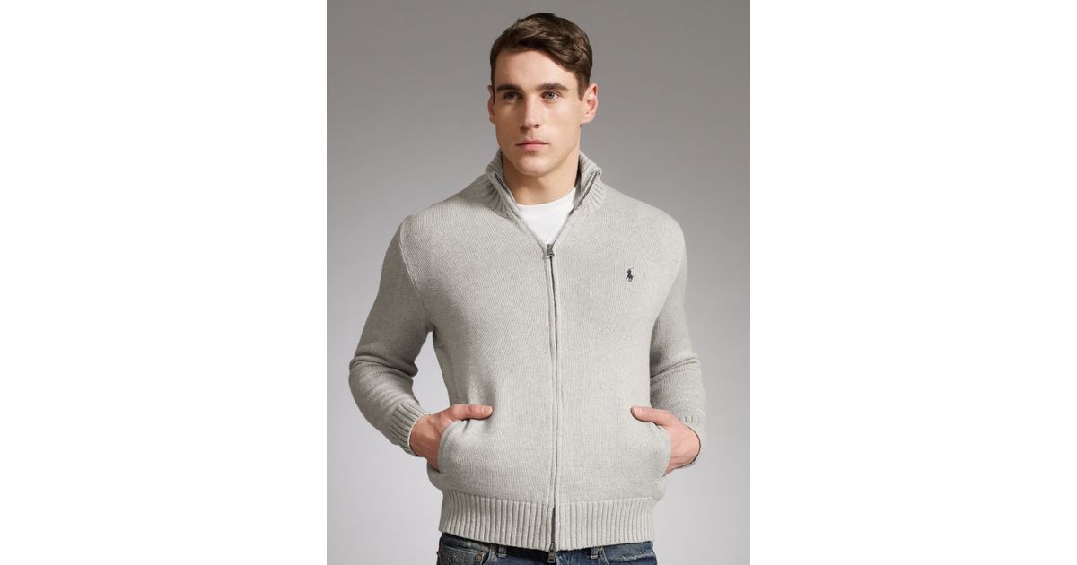 ralph lauren full zip jumper