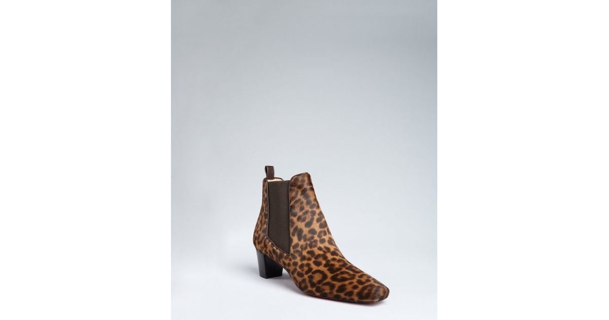 Christian louboutin Leopard Pony Hair Tam Tam 45 Slipon Boots in ...  