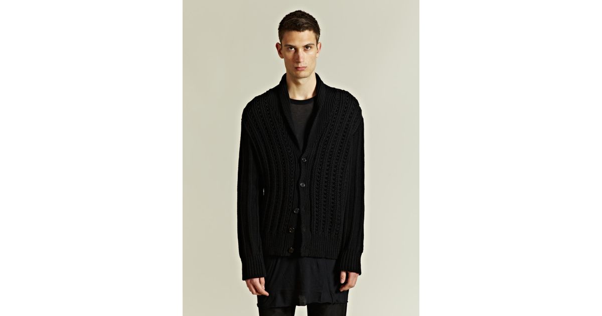 ann demeulemeester cardigan