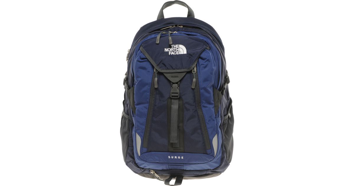 The North Face Surge Backpack In Navy Blue For Men Lyst