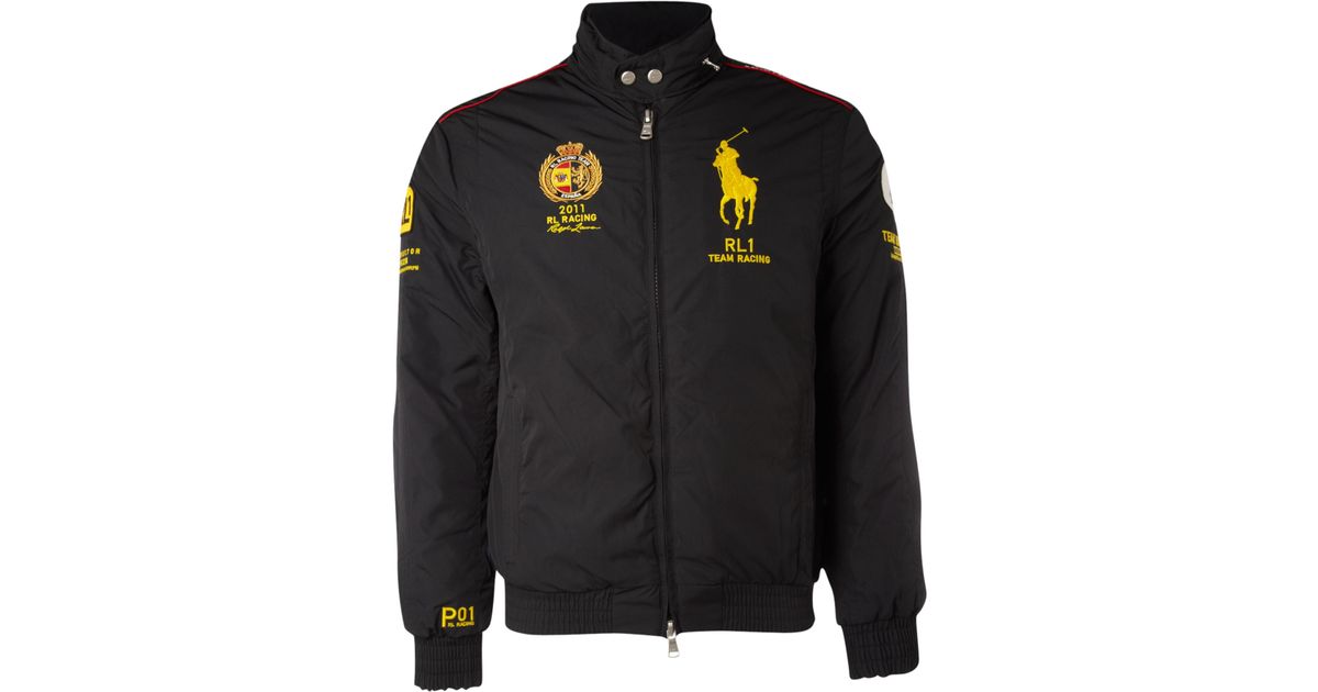 Polo Ralph  Lauren  Racing Espana Technical Jacket in Black 