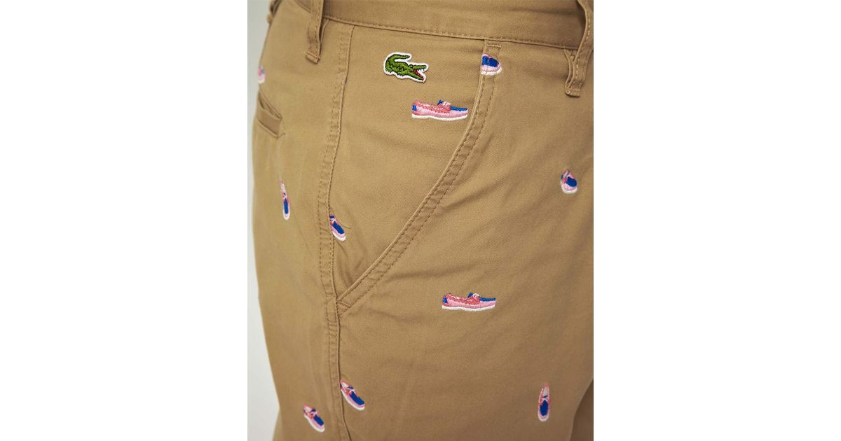 lacoste chino trousers