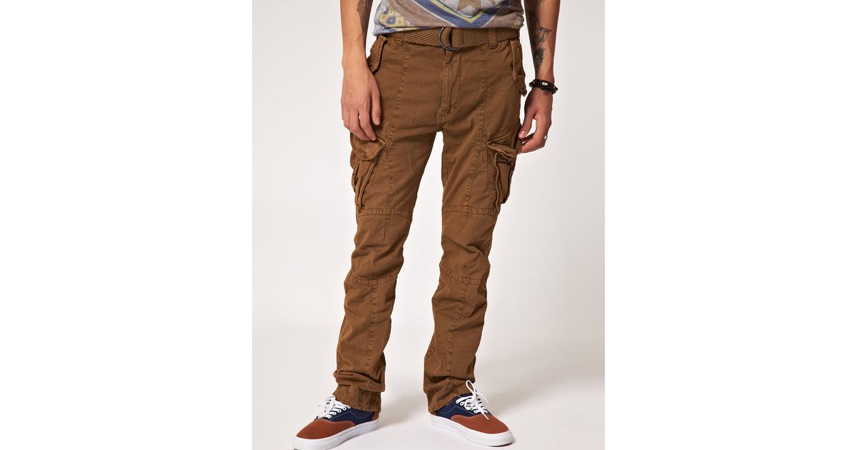 superdry cargo pocket joggers