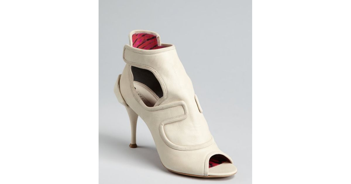 celine leather bootie