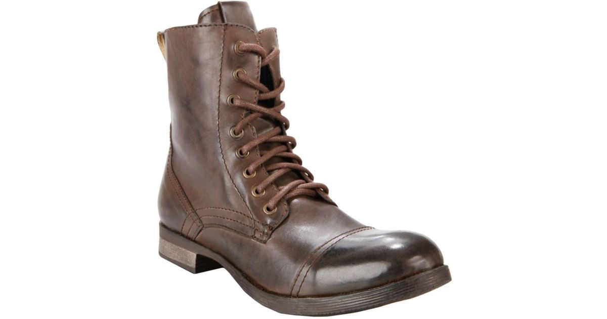 steve madden cap toe boot