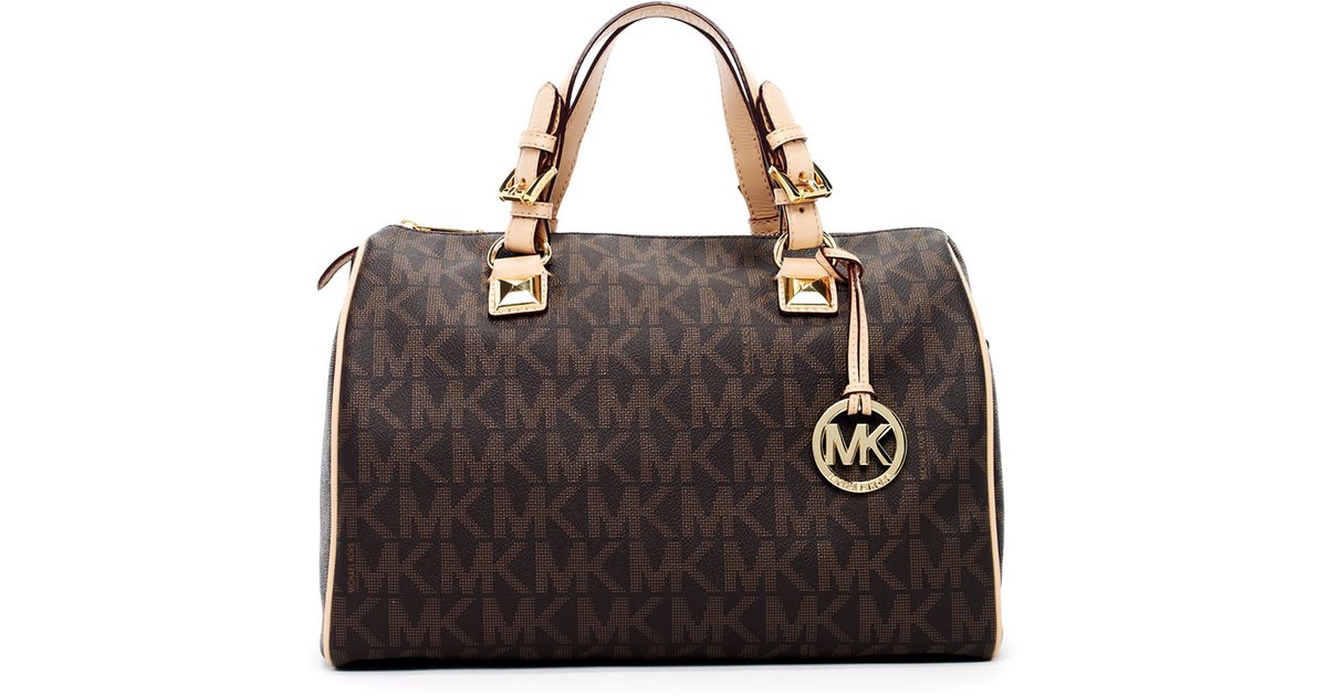 mk grayson satchel small