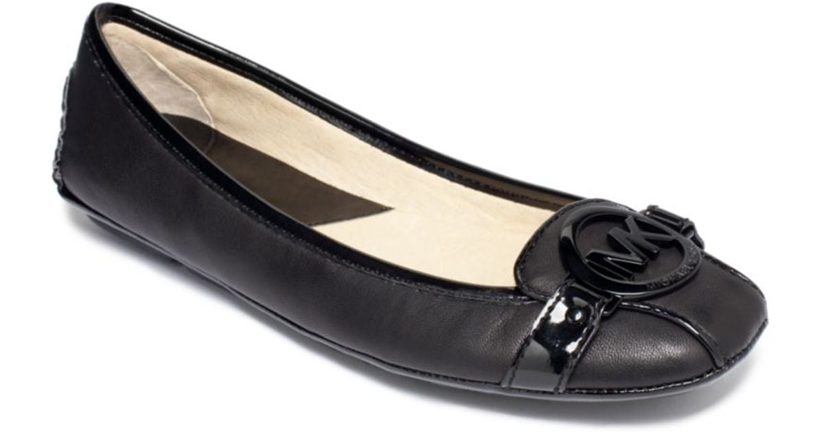 michael kors fulton black flats