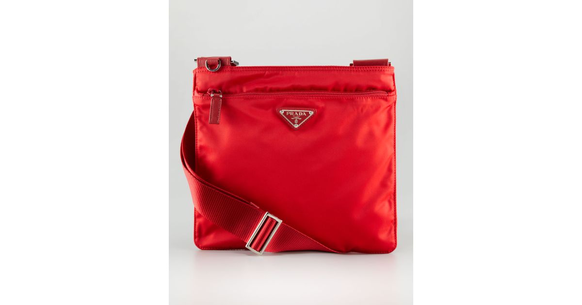 prada black nylon handbag - Prada Small Crossbody Bag in Red (med brown) | Lyst prada black nylon handbag - Prada Small Crossbody Bag in Red (med brown) | Lyst