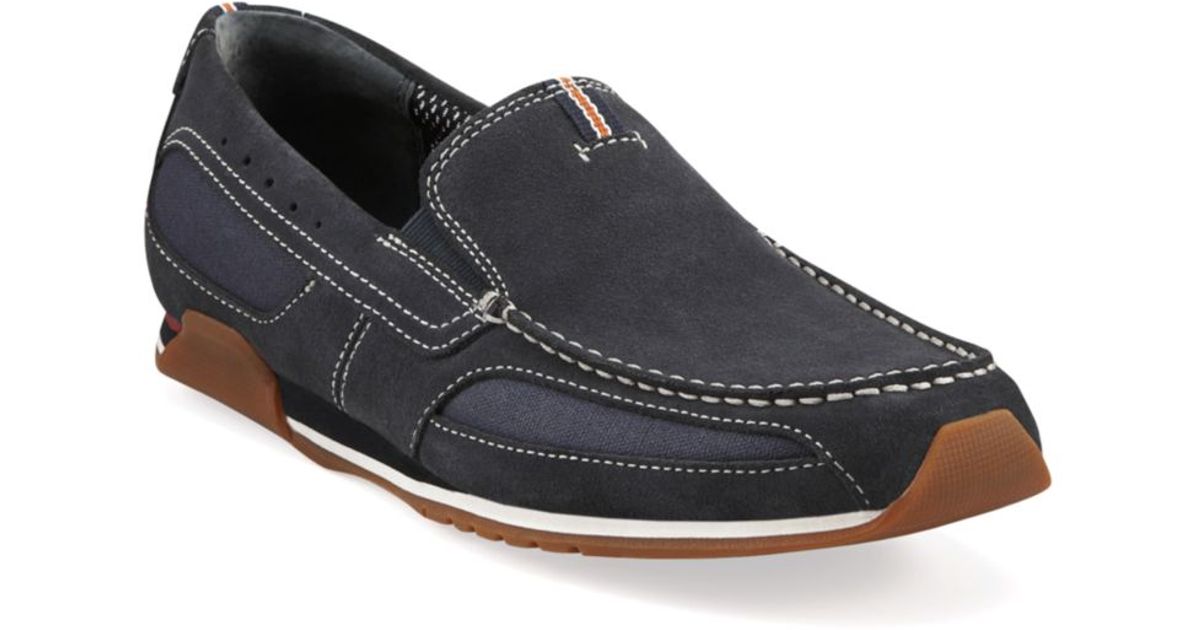 Lyst Clarks Pivot Slip On Loafer in Blue for Men