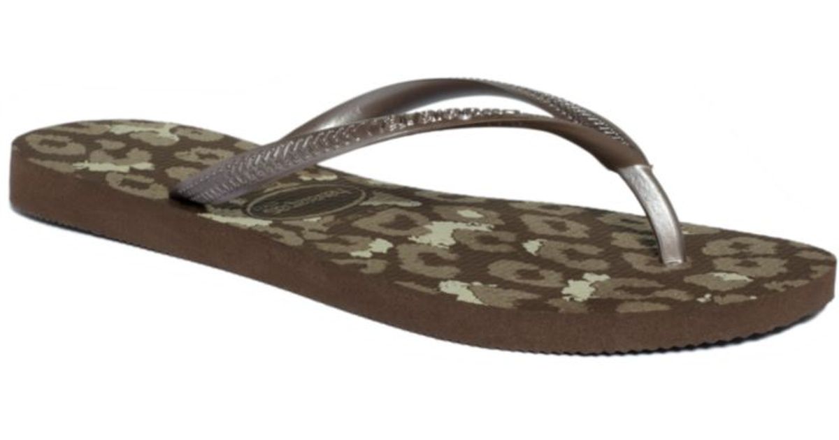 havaianas slim dark brown