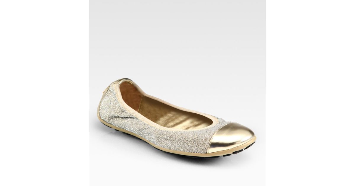 jimmy choo winnie twotone patent mixedmedia ballet flats in lyst jimmy choo winnie twotone patent mixedmedia ballet flats in lyst