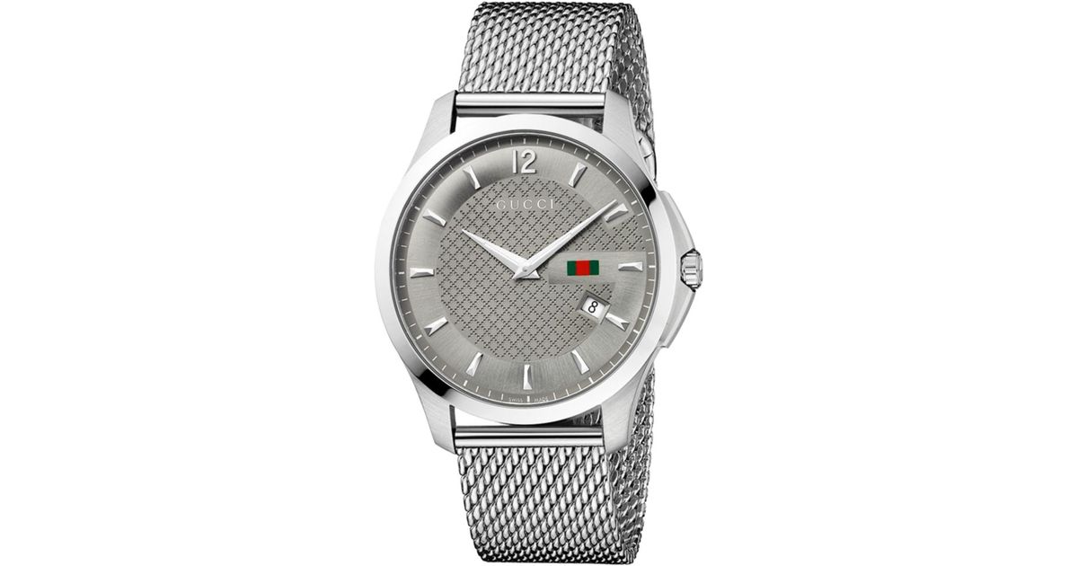 Gucci Mens Swiss Gtimeless Stainless 