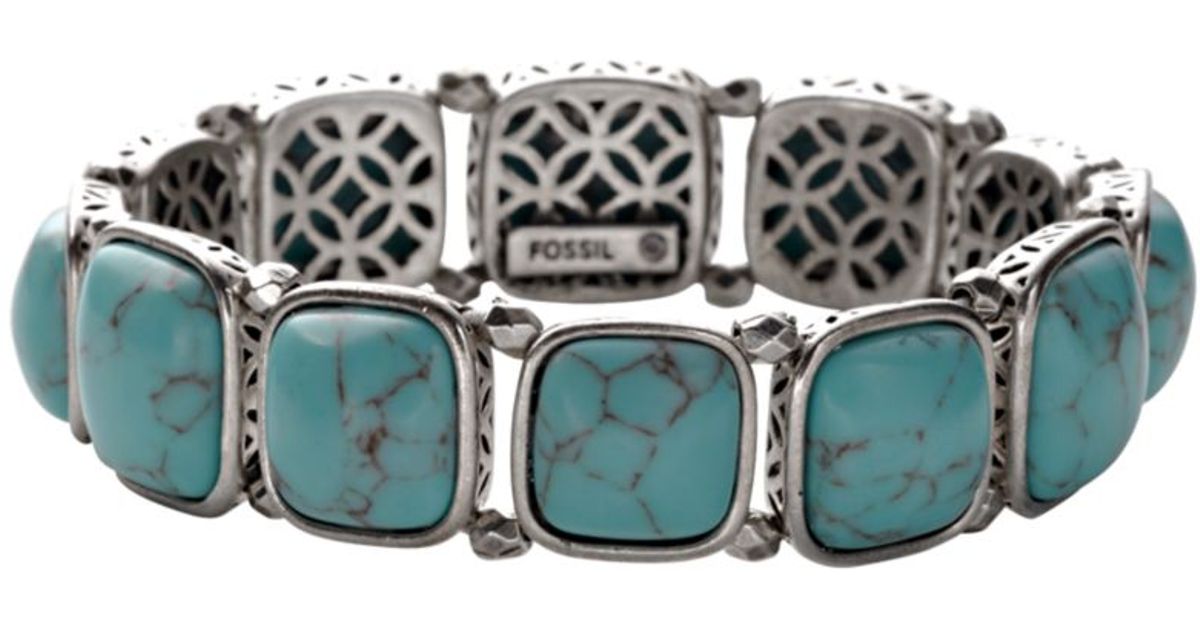 fossil turquoise bracelet