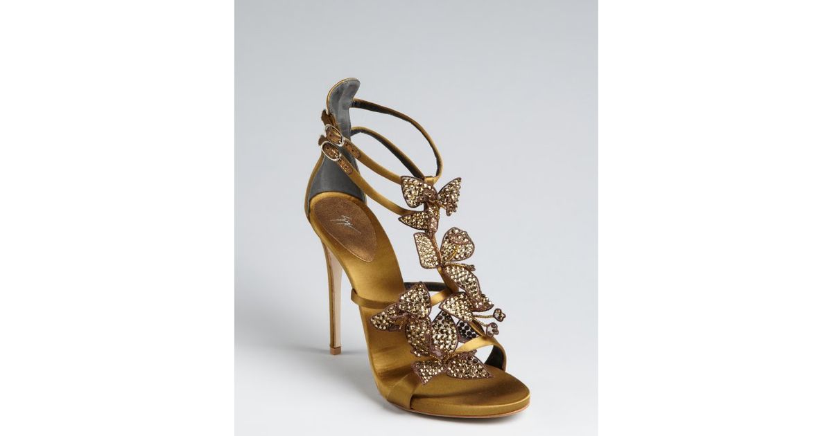 giuseppe zanotti flower sandals