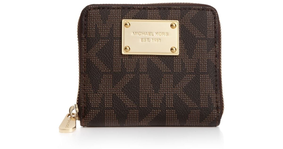 mk zipper wallet