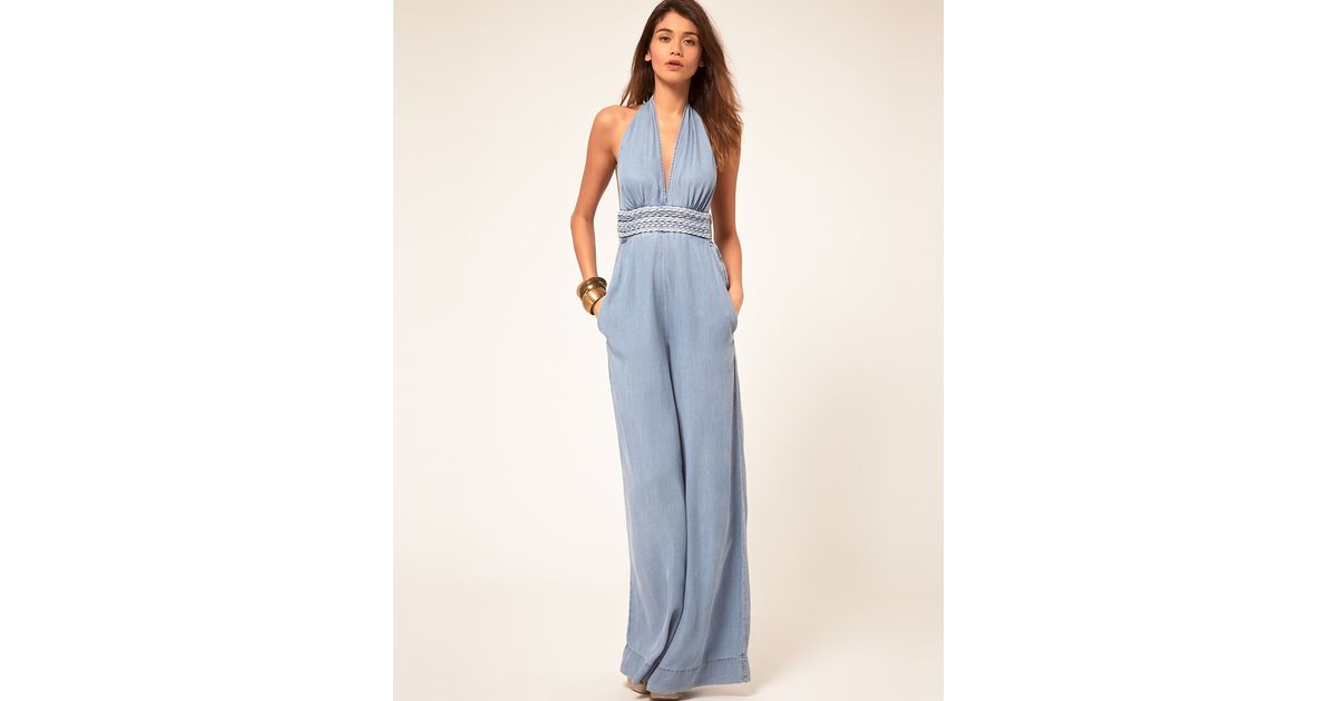 miss sixty denim jumpsuit
