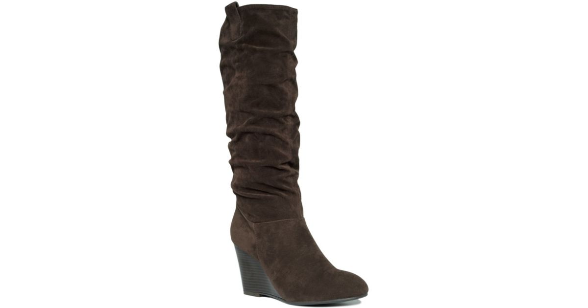 rampage wedge booties